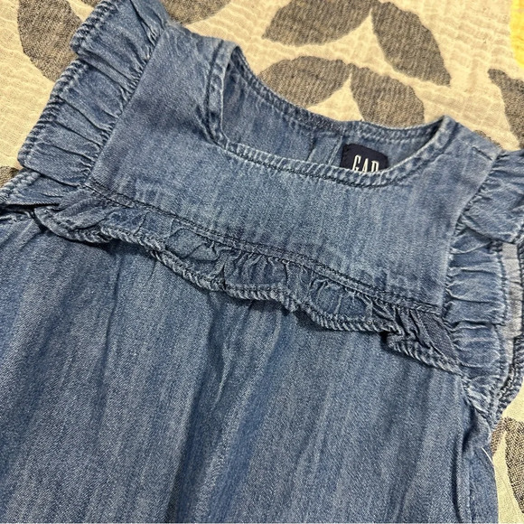 NEW with tags Baby Gap 6-12 mo sleeveless romper with long pants, cotton - Picture 2 of 12